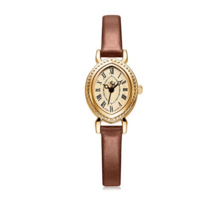 Oval Belt Quartz Movement Waterproof Compact Fashion Watch