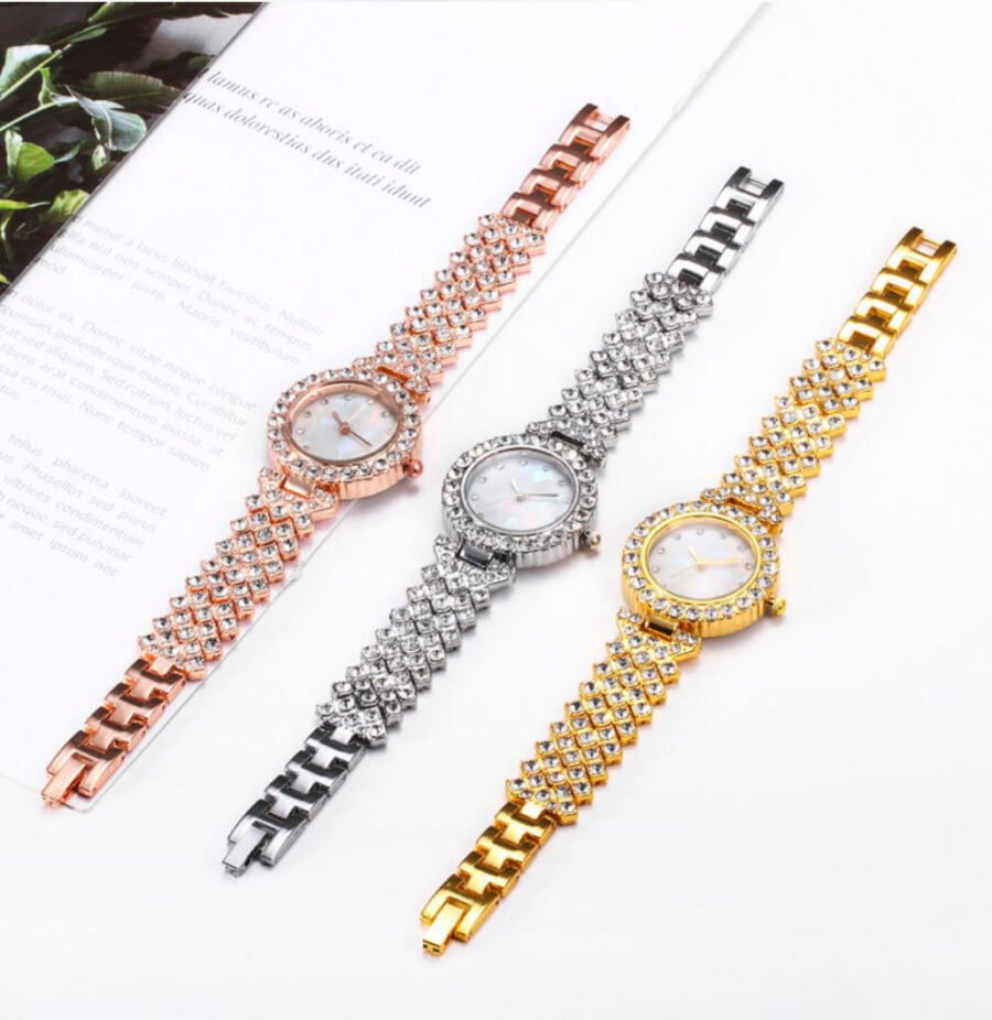 Fashion Simple Women's Quartz Watch Diamond Alloy - Image 2
