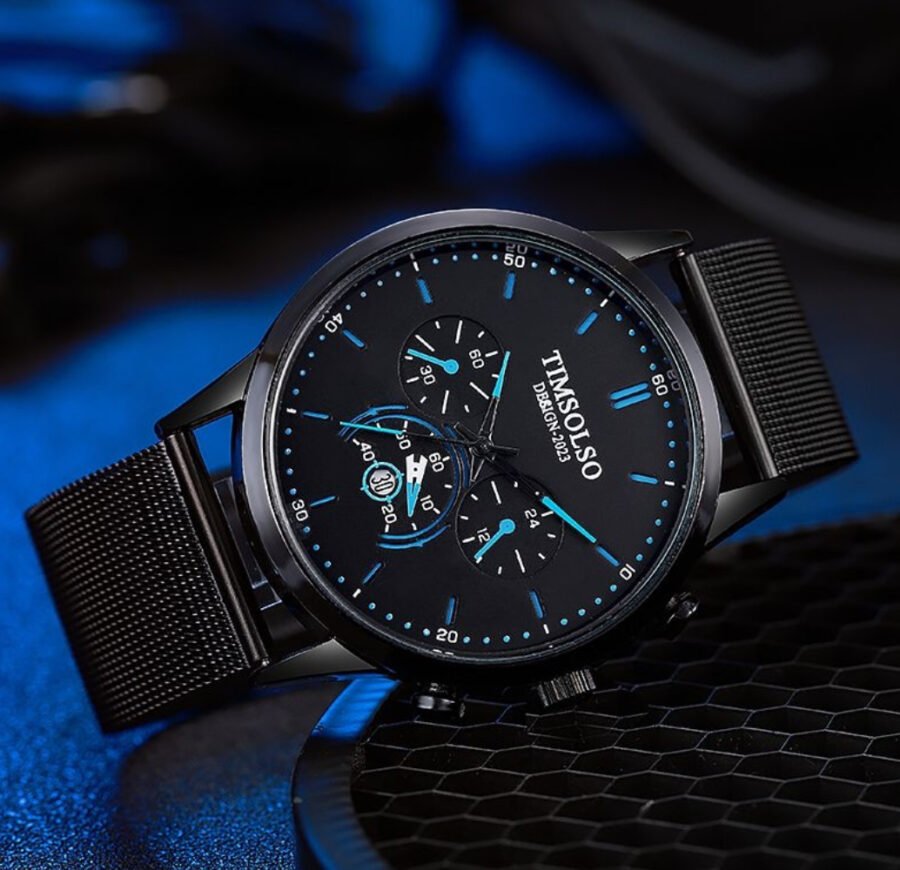 All-matching Simple And High-end Elegant Cool Ultra-thin Calendar Quartz Watch - Image 4