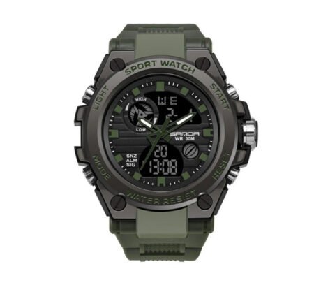 Outdoor Sports Dual Display Movement Multi-kinetic Energy Electronic Watch