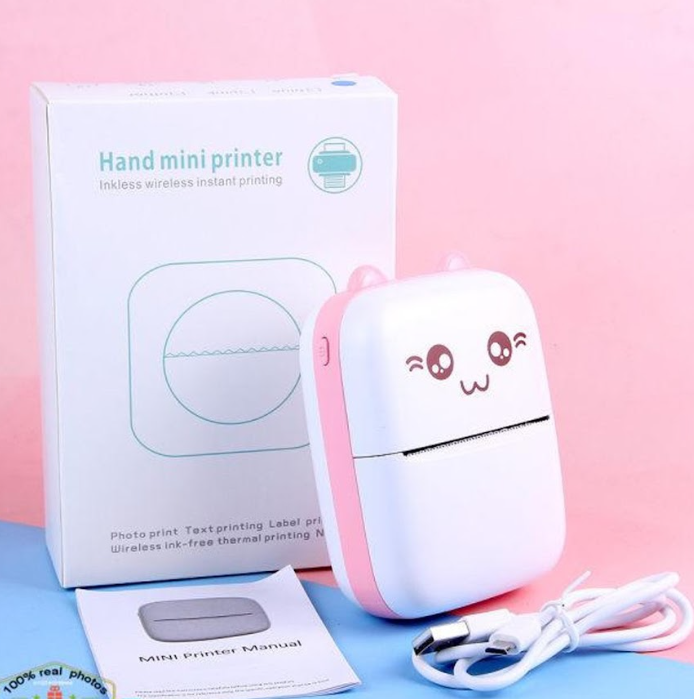 Portable Mini Pocket Printer BT Thermal Printer E004 - Image 2