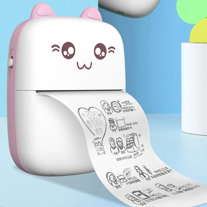 Portable Mini Pocket Printer BT Thermal Printer E004 - Image 5