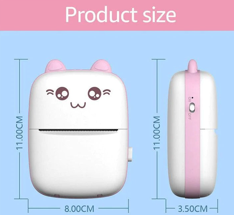 Portable Mini Pocket Printer BT Thermal Printer E004 - Image 6