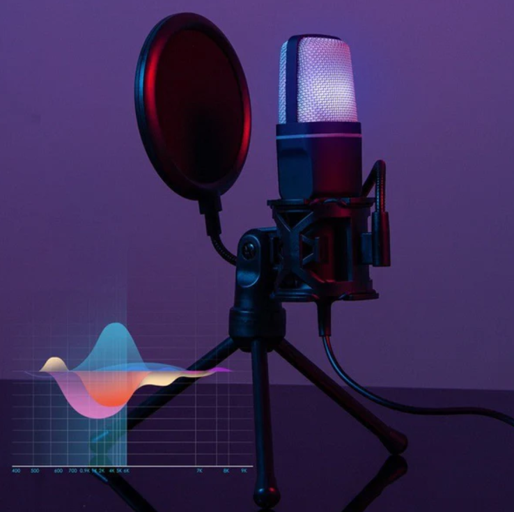 Clear Full RGB Capacitor Esports Gaming Desktop Microphone Computer Microphone M02 - Image 4