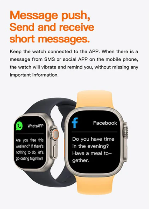 T800 Smartwatch 1.99 inch W001 - Image 5