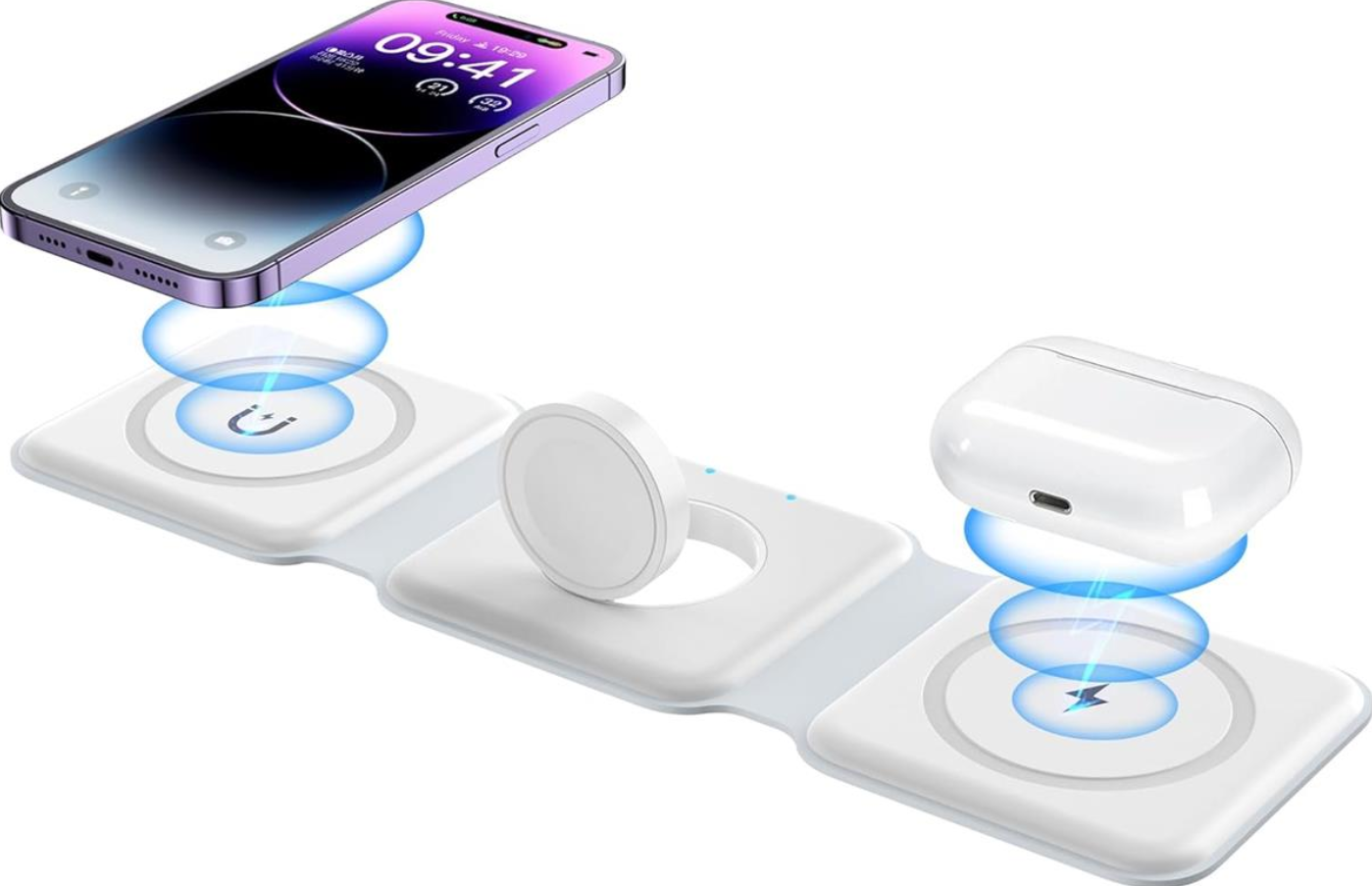 3-in-1 Wireless Charging Pad C001 - Image 2