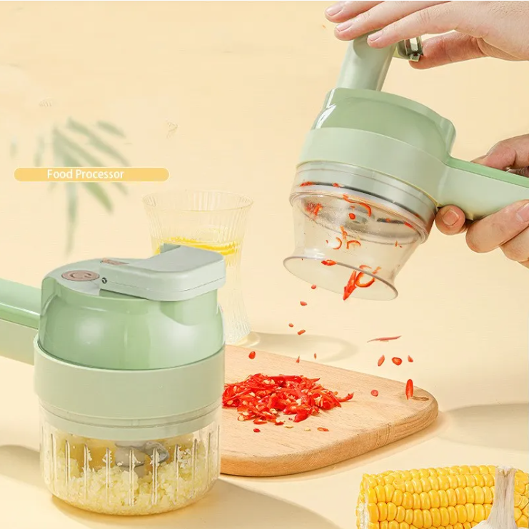 4 in 1 Electric handheld food chopper